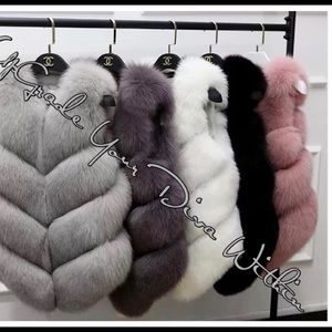 NWOT SILVER Womans Faux Fur Vest